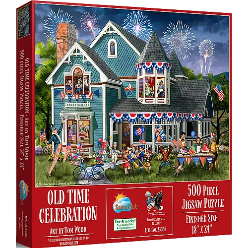 SunsOut Puzzle Tom Wood Feiern wie Anno Dazumal - 500 Teile