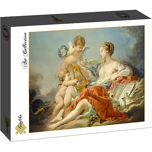 Grafika Puzzle Art Collection Fran�ois Boucher: Allegory of Music, 1764 - 2000 Teile