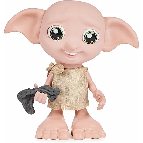 Spin Master Harry Potter Interaktive Magical Dobby Elfenpuppe mit Socke