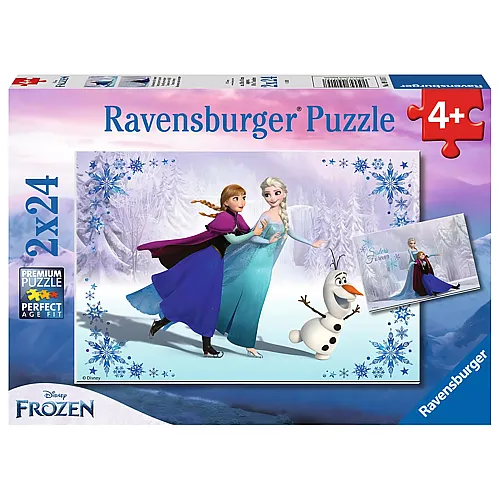 Ravensburger Puzzle Disney Frozen Disney Eisknigin (2x24)