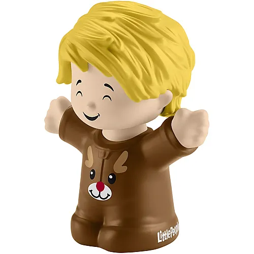 Ersatzteil f�r Fisher-Price Little-People Adventskalender Weihnachten Spielset � HGP72 ~ Ersatzfigur f�r kleine Jungen mit braunem Rentier-Outfit ~ funktioniert hervorragend mit vielen Sets!
