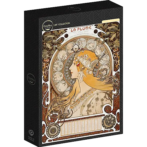 Alphonse Mucha - La Plume, 1896-1897 1000Teile