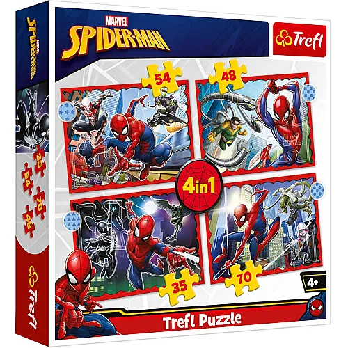 Trefl 4in1 Marvel Spiderman (35-70)