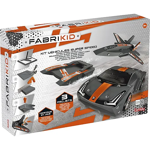 Lansay Fabrikid Kit Vehicules Fast & Go