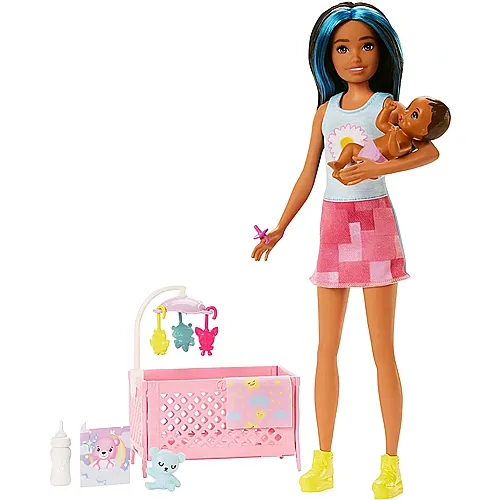 Barbie Skipper Babysitters Inc. Gitterbett Spielset