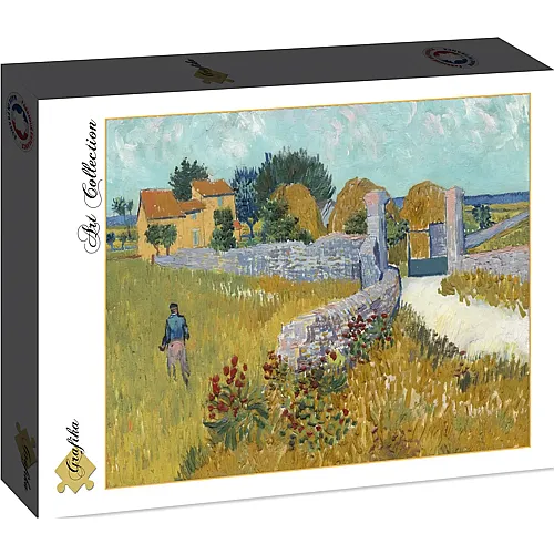 Grafika Puzzle Art Collection Vincent Van Gogh - Farmhouse in Provence, 1888 - 2000 Teile