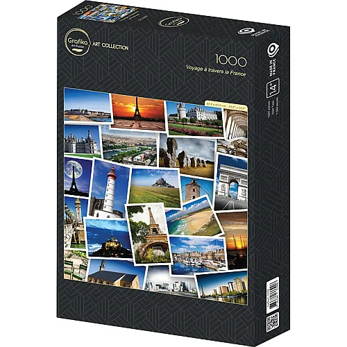 Grafika Puzzle Art Collection Reise Durch Frankreich - 1000 Teile