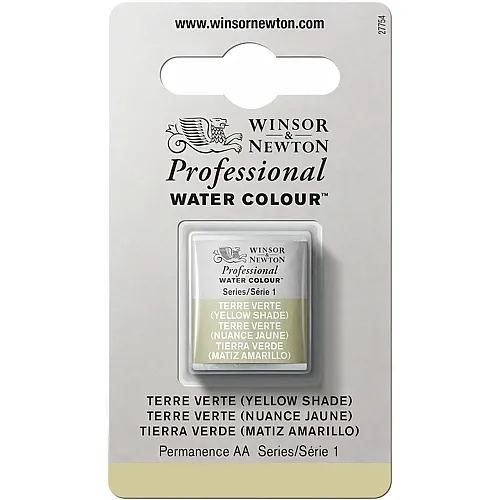 Winsor & Newton Professional Water Colour Acrylfarbe Gr�ne Erde Gelbton - 1/2 Napf