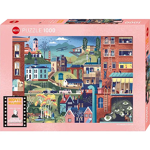 Heye Puzzle Hitchcock Films - 1000 Teile