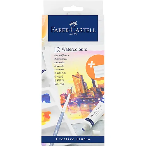 Faber-Castell Faber Castell Aquarellfarben Tuben (12Teile)