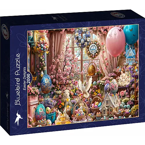 Bluebird Puzzle Puzzle 2000 Teile Osterfreuden