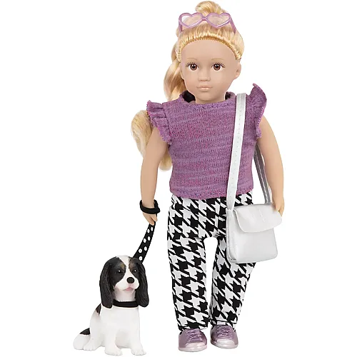 Lori Heather und Hund Nugget - 15 cm