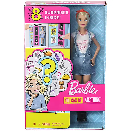 Barbie Karrieren Puppe mit berraschungs-Moden Blond