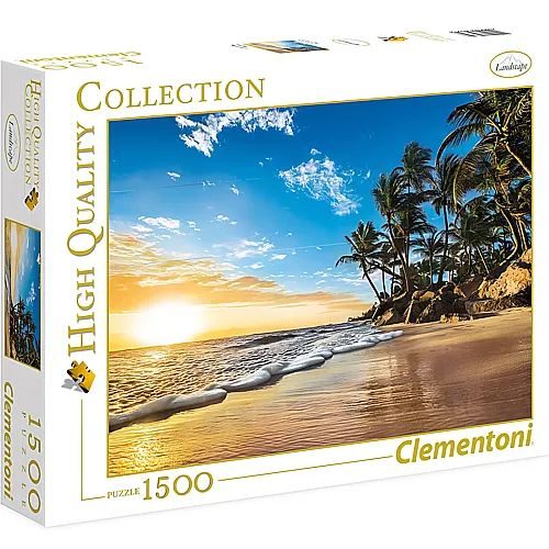 Clementoni Puzzle High Quality Collection Tropischer Sonnenaufgang (1500Teile)