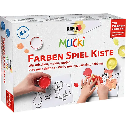 Kreul Mucki FarbenSpielKiste Fingerfarbe