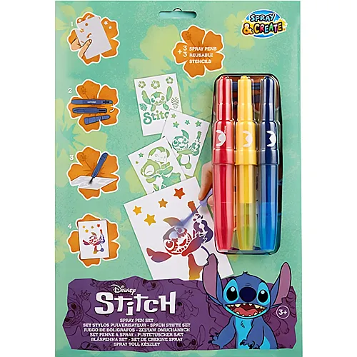 Mal-Set A4 Spraystifte Stitch