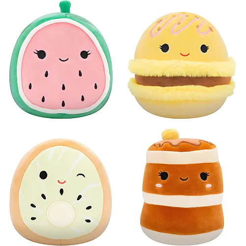 Squishmallows Pl�sch 4er Pack Food Squad - 12 cm