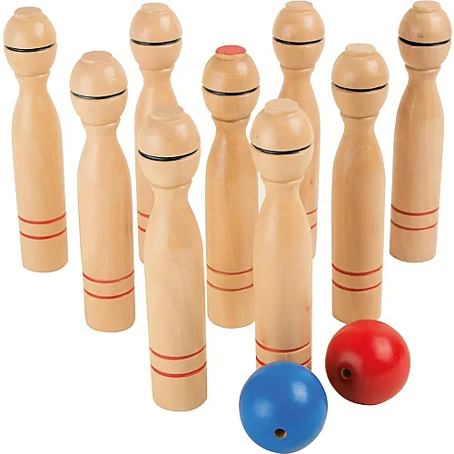 small foot - Bowlingspiel aus Holz, 11-tlg.