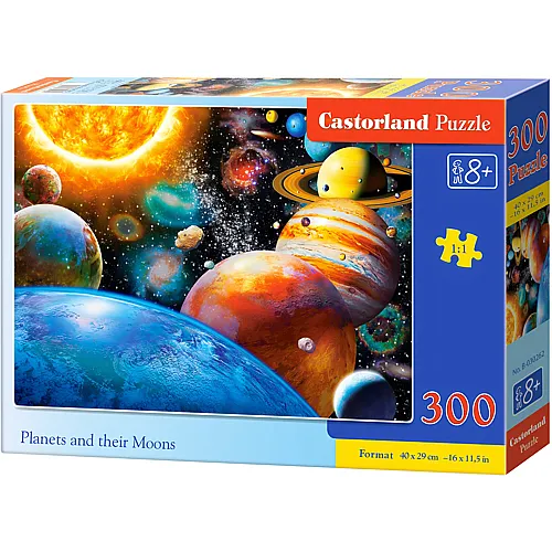 Castorland Puzzle Planeten und Monde (300Teile)