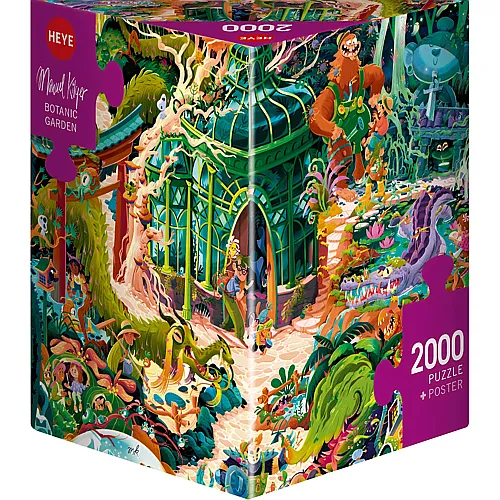 Heye Puzzle Triangular Botanic Garden - 2000 Teile