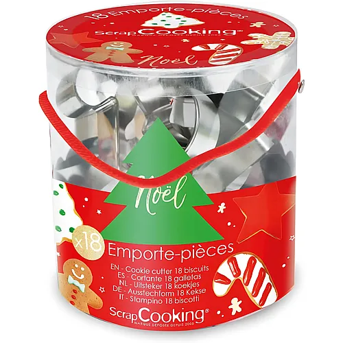 ScrapCooking Ausstechformen Weihnachten - 18 Teile