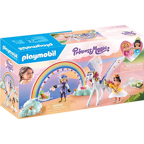 PLAYMOBIL Princess Magic Himmlischer Pegasus mit Regenbogen (71361)