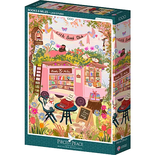 Pieces & Peace Puzzle Books & Miles - 1000 Teile