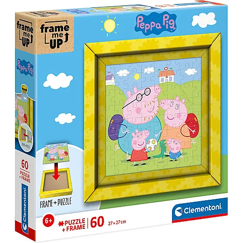 Clementoni Frame Me Up - Peppa Pig - 60 Teile