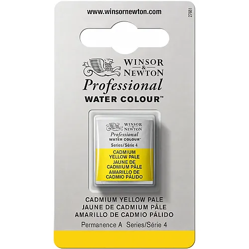 Winsor & Newton Professional Water Colour Aquarellfarbe Kadmiumgelb Hell - 1/2 Napf