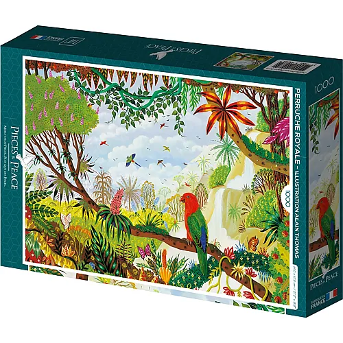 Pieces & Peace Puzzle Alain Thomas Perruche Royale - 1000 Teile