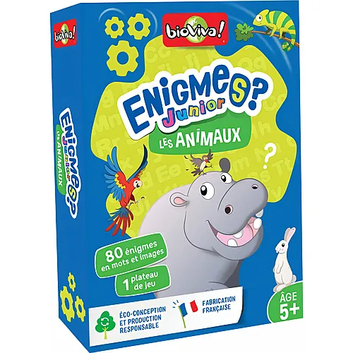 Bioviva Les Enigmes Junior Les Animaux (FR)