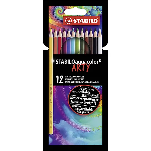 Aquarell-Buntstifte aquacolor 12Teile