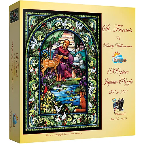SunsOut Puzzle Randy Wollenmann St. Francis - 1000 Teile