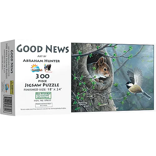 SunsOut Puzzle Abraham Hunter Good News - 300 Teile