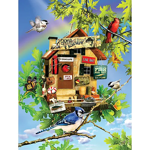 SunsOut Puzzle Lori Schory Fish All Day - 500 Teile
