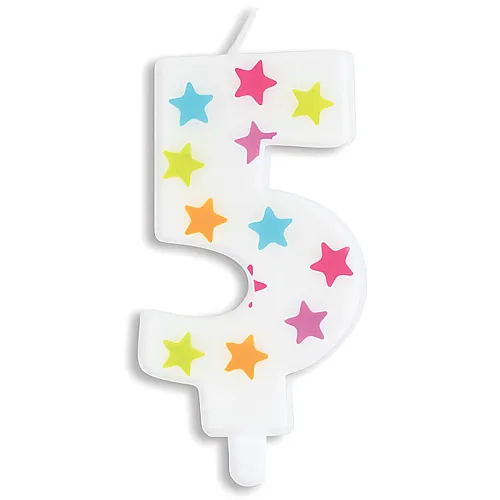 ScrapCooking Kerze Zahl 5