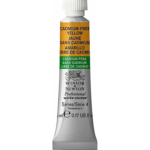 Winsor & Newton W&n Prof. Water Colour 5ml Tube Kadmiumfrei Gelb