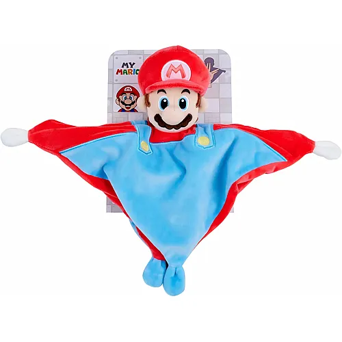 My Mario Schmusetuch mit Rassel 25cm