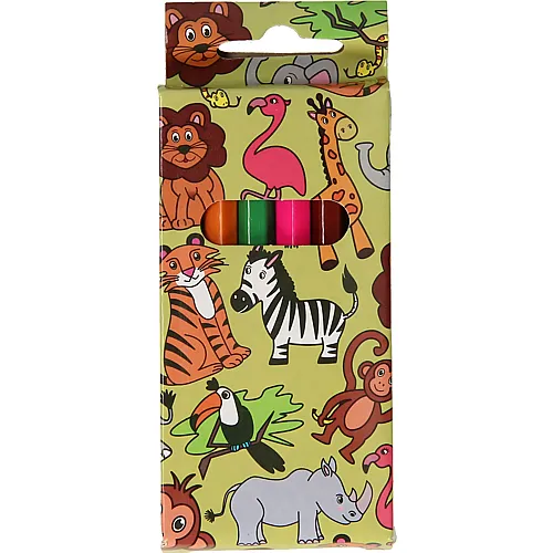 LG-Imports Buntstifte Wild Animals - 6 Teile