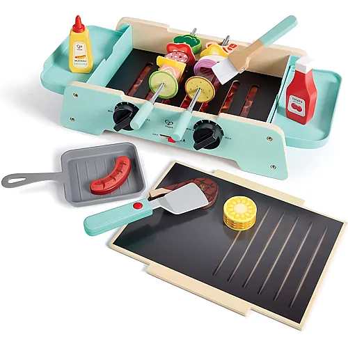 Hape Rollenspiele Grill mit gusseiserner Pfanne