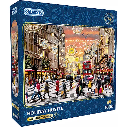Gibsons Puzzle Richard Macneil Holiday Hustle - 1000 Teile