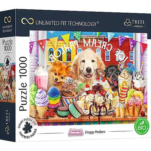 Trefl Puzzle Cuteness Overload Doggy Peekers - 1000 Teile