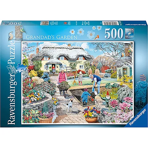 Ravensburger Grandad�s Garden 500 Piece Jigsaw Puzzle for Adults & Kids Age 10 Years Up