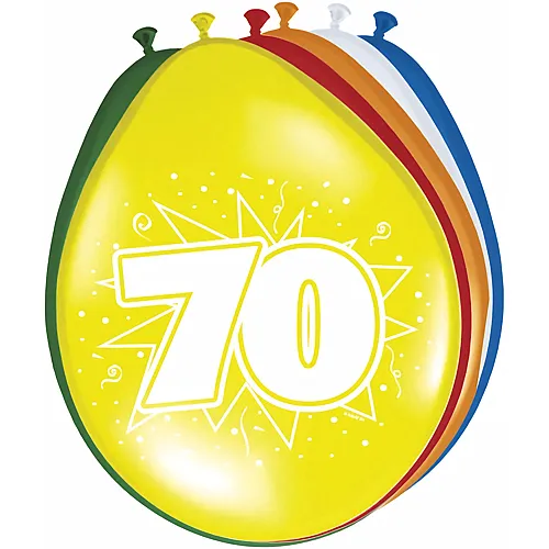 Folat Zahlenballons 70 Jahre, 8.