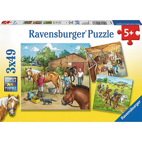 Ravensburger Puzzle Mein Reiterhof (3x49)