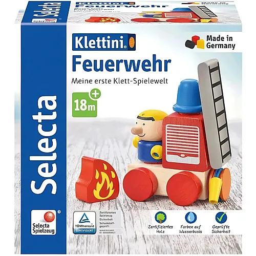 Selecta Klett-Stapelspielzeug Feuerwehr (7Teile)