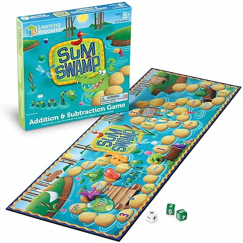 Learning Resources Sum Swamp Spiel - Mathe-Brettspiel