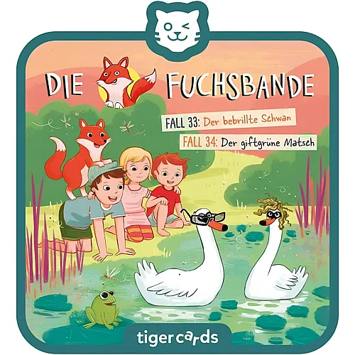 Tigermedia tigercard Die Fuchsbande (17) Der bebrillte Schwan / Der giftgrne Matsch (DE)
