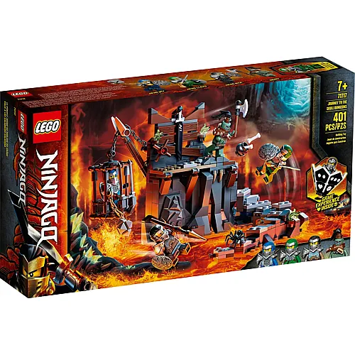 LEGO Ninjago Reise zu den Totenkopfverliesen 71717