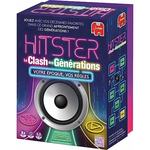 Jumbo Spiele Hitster Le Clash des G�n�rations - Fran�ais